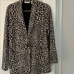 Susan Graver Animal Print Jacket